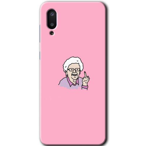 MRCİLETİSİM Samsung Galaxy A02 Kılıf Baskılı Kapak - Bad Grandmother +Tam Ekran Koruyucu