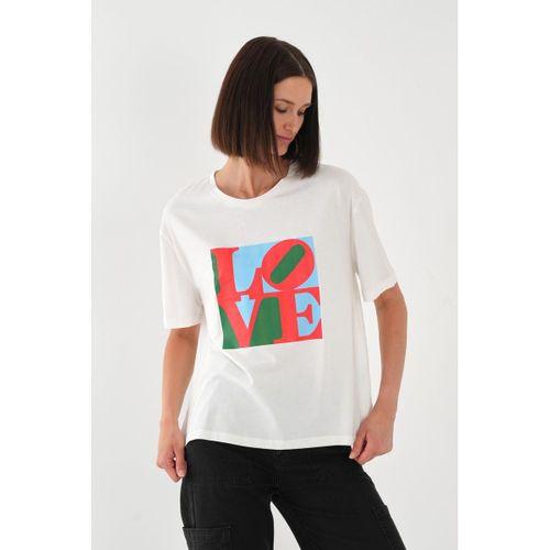 ALEXANDERGARDI Baskılı Basic Kadın T-shirt