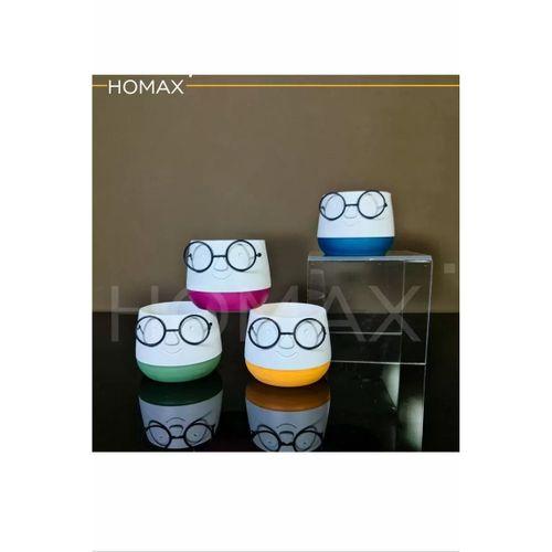 Gözlüklü Dekoratif Saksı Orta Boy 1 Adet Royaleks-5721