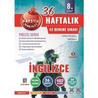 8. Sınıf Haftalık İngilizce Denemeleri Omega Nartest Yayınları