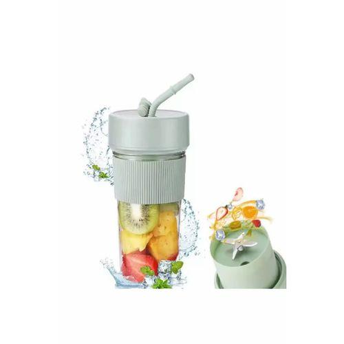 Mini Taşınabilir Mikser 350 Ml Smoothie Makinesi Meyve Sıkacağı Şarj Edilebilir Blender Yeşil