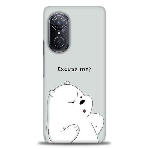 Huawei Nova 9 SE Kılıf HD Baskılı Kılıf - Excuse Me + Tam Ekran Koruyucu