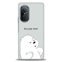 Huawei Nova 9 SE Kılıf HD Baskılı Kılıf - Excuse Me + Tam Ekran Koruyucu