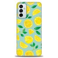 Samsung Galaxy M23 Kılıf HD Baskılı Kılıf - Limon Dilimleri + Tam Ekran Koruyucu