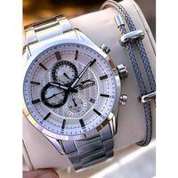 Slazenger İtalyan Tasarım Bileklik Hediyeli 2 Yıl Garantili 10 Atm Çelik Erkek Kol Saat ESL.N1936.2