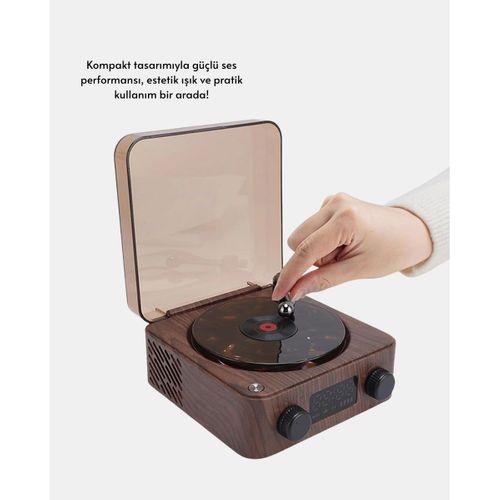 3-ü-1 Arada Bluetooth Hoparlör – Işıklı Saat Ve Gece Lambası