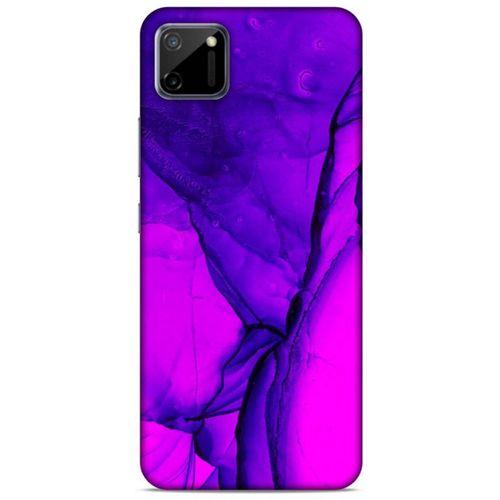 Realme C11 Uyumlu Kılıf Pembe Delisi (13) Silikon Kap Suluboya
