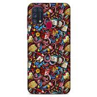 Graffitix (47) Desenli Silikon Kapak Samsung Galaxy M31 Kılıf