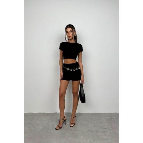 Yarım Kol Basic T-Shirt