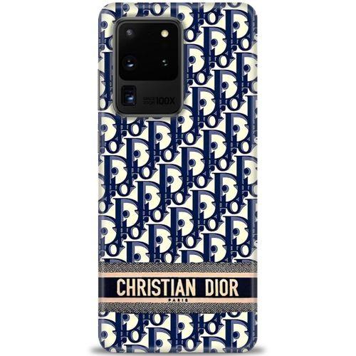 Samsung Galaxy S20 Ultra Kılıf HD Baskılı Kılıf - Christian Dior + Tam Ekran Koruyucu