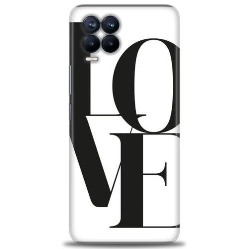Realme 8 Pro Kılıf HD Baskılı Kılıf - Love + Tam Ekran Koruyucu