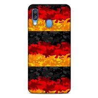 Samsung Galaxy A40 Kılıf Almanya (11) Tam Koruma Bayrak