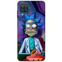 Samsung Galaxy A12 Uyumlu Kılıf Rick And Morty (45) Liquid Air Kılıf Decoy