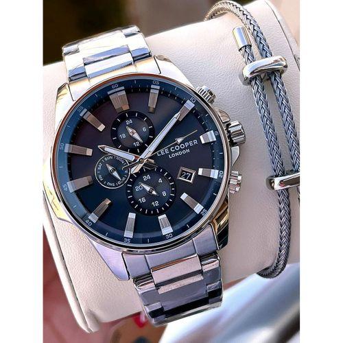 Lee Cooper İtalyan Tasarım Bileklik Hediyeli 2 Yıl Garantili 5 Atm Erkek Kol Saati ELC.08327.350