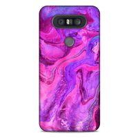 LG K41S - K51S Uyumlu Kılıf Pembe Delisi (18) Telefon Kılıfları Fuşya