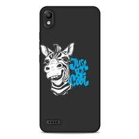 Animax Cool Zebra LG K20 2019 Kılıf Desenli Silikon