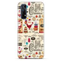 Retro (44) Desen Tough Armor Kılıf Renkli Oppo Realme 7 Kılıf