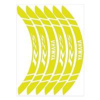 YAMAHA Yamaha Florasan Sarı Geniş R25 Uyumlu 1 Set Jant Şeridi