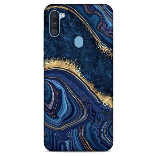Samsung Galaxy A11 Uyumlu Kılıf Mavi Delisi (1) Kılıfı Mermer