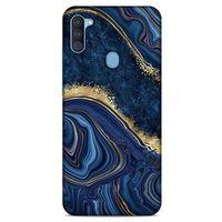 Samsung Galaxy A11 Uyumlu Kılıf Mavi Delisi (1) Kılıfı Mermer