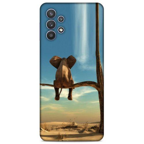 Lopard Samsung Galaxy A32 Uyumlu Kılıf Manipülasyon ☻ (3) Kapak Baskılı