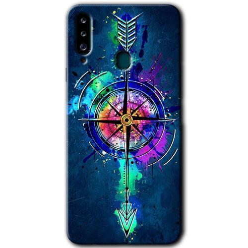 Samsung Galaxy A20s Kılıf HD Desen Baskılı Arka Kapak - Gizemli Pusula
