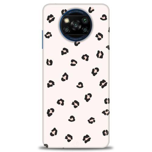 Xiaomi Poco X3 NFC Kılıf HD Baskılı Kılıf - Kahveli Leopar + Tam Ekran Koruyucu