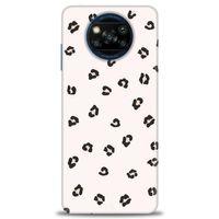 Xiaomi Poco X3 NFC Kılıf HD Baskılı Kılıf - Kahveli Leopar + Tam Ekran Koruyucu