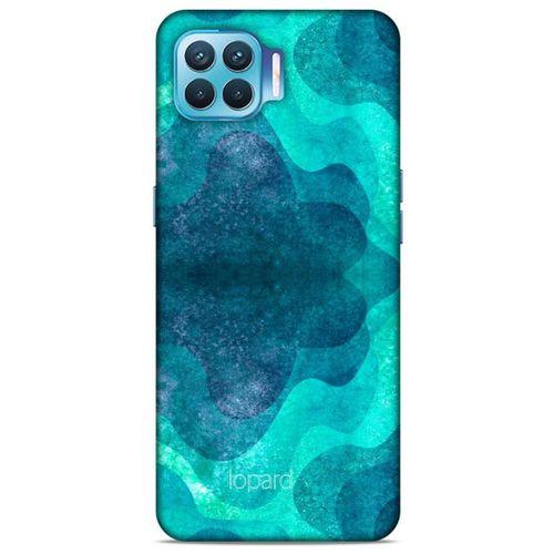 Oppo Reno 4 Lite Kılıf Pastel Renkler (6) Silikon Kılıf Mavi Yeşil