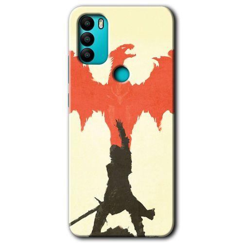 Potkal Hediye Fabrikası General Mobile GM 21 Plus Kılıf HD Desen Baskılı Arka Kapak - Dragon Hunter 1