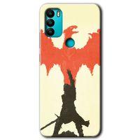 Potkal Hediye Fabrikası General Mobile GM 21 Plus Kılıf HD Desen Baskılı Arka Kapak - Dragon Hunter 1