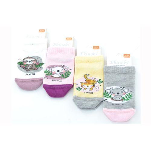 Ekinoks 4 Lü Tylra Koala Desenli Kız Çocuk Patik Çorap