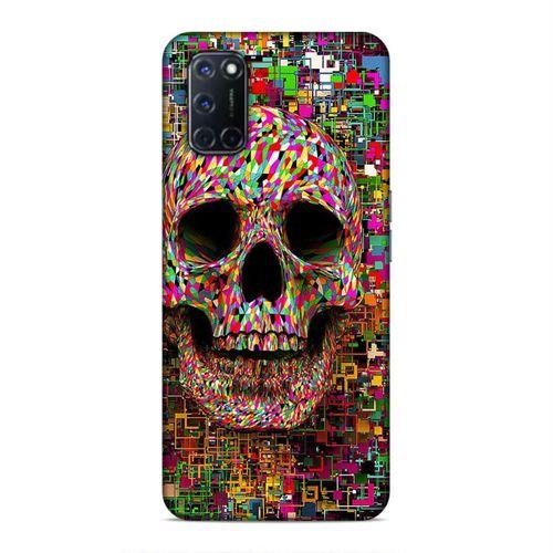 Oppo A92 Kılıf Skeleton Rengarenk Arka Kapak Silikon Koruma Full Koruyucu