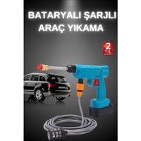 Şarjlı Ve Yüksek Basınçlı Oto Yıkama Makinesi Ve Sulama Tabancası Bahçe Yıkama Makinesi