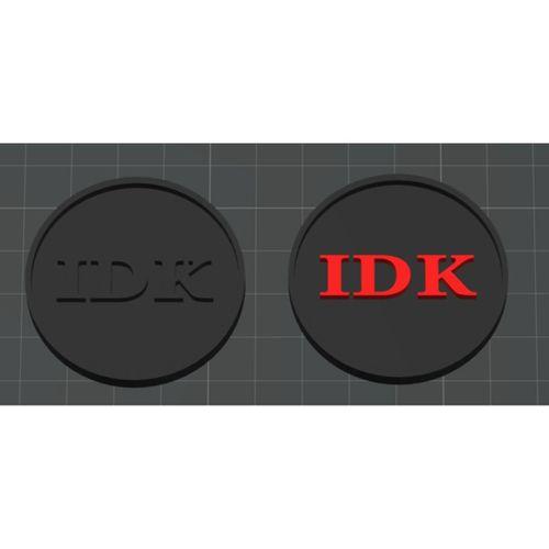 Bilmiyorum Jeton (Bu ürün Sadece Plastik parçadır - Almadan Önce Soru Sorabilirsiniz)