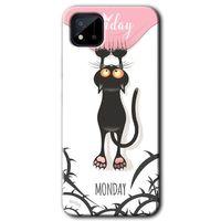 MRCİLETİSİM Realme C11 Kılıf HD Desen Baskılı Arka Kapak + Temperli Cam - Dark Sunday