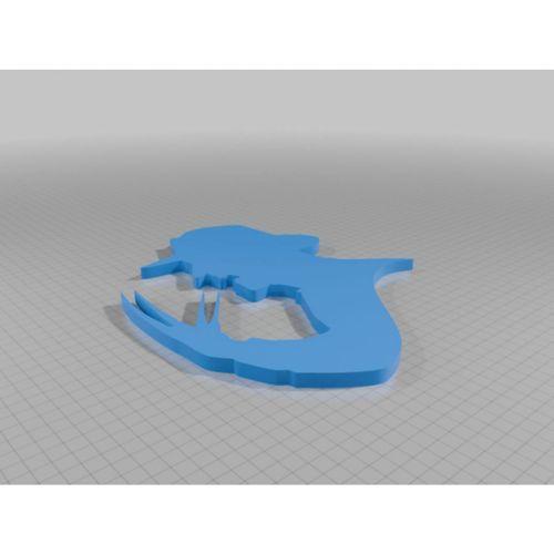 Freddy Krueger Gölge Yansıtma Gobosu Kesimi 4/4 3D Baskı (Bu ürün Sadece Plastik parçadır - Almadan Önce Soru Sorabilirsiniz)