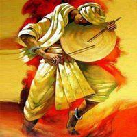 Canvas Dansı Ritmi Sayılarla Boyama Seti  Rulo 40 x 50 cm
