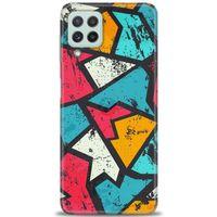 Samsung Galaxy M22 Kılıf HD Baskılı Kılıf - Grafiti + Tam Ekran Koruyucu