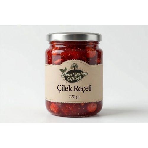 Sizin Bahçe Çiftliği Çilek Reçeli 720 gr.