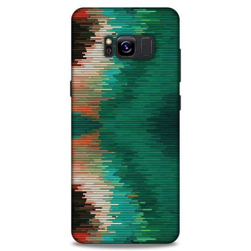 Lopard Samsung Galaxy S8 Uyumlu Kılıf PiXel (15) Antişok Kılıf Çizgili
