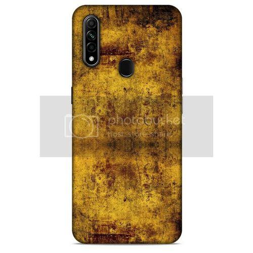 Paslı Renkler Gold Samsung Galaxy A51 Kılıf