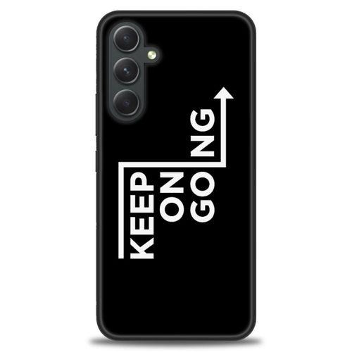 Samsung Galaxy A54 Kılıf HD Baskılı Kılıf - Keep On Going + Tam Ekran Koruyucu