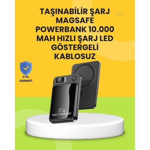 Manyetik Ve Hızlı Kablosuz Şarj Güç Bankası Powerbank