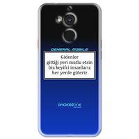 General Mobile GM 8 Kılıf HD Yazı Baskılı Silikon Arka Kapak - Yazı 4