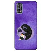 Oppo Realme 7 Pro Kılıf Depresyon (41) Tank Kılıf Koyu Yeşil Pembe
