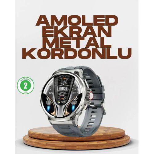 Şık Metal Kasa Ve Değiştirilebilir Kordonlarla Sw80 Smartwatch