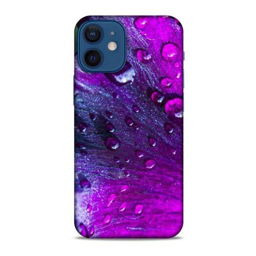 Apple iPhone 12 Mini Uyumlu Kılıf Mor Delisi (34) Slim Armor Kılıf Damlacık