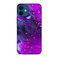 Apple iPhone 12 Mini Uyumlu Kılıf Mor Delisi (34) Slim Armor Kılıf Damlacık