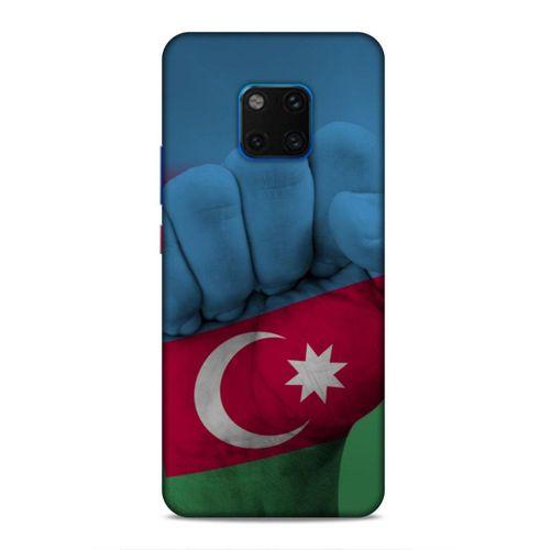 Huawei Mate 20 Pro Uyumlu Kılıf Azarbaijan (19) Kılıfları Yumruk Bayrak